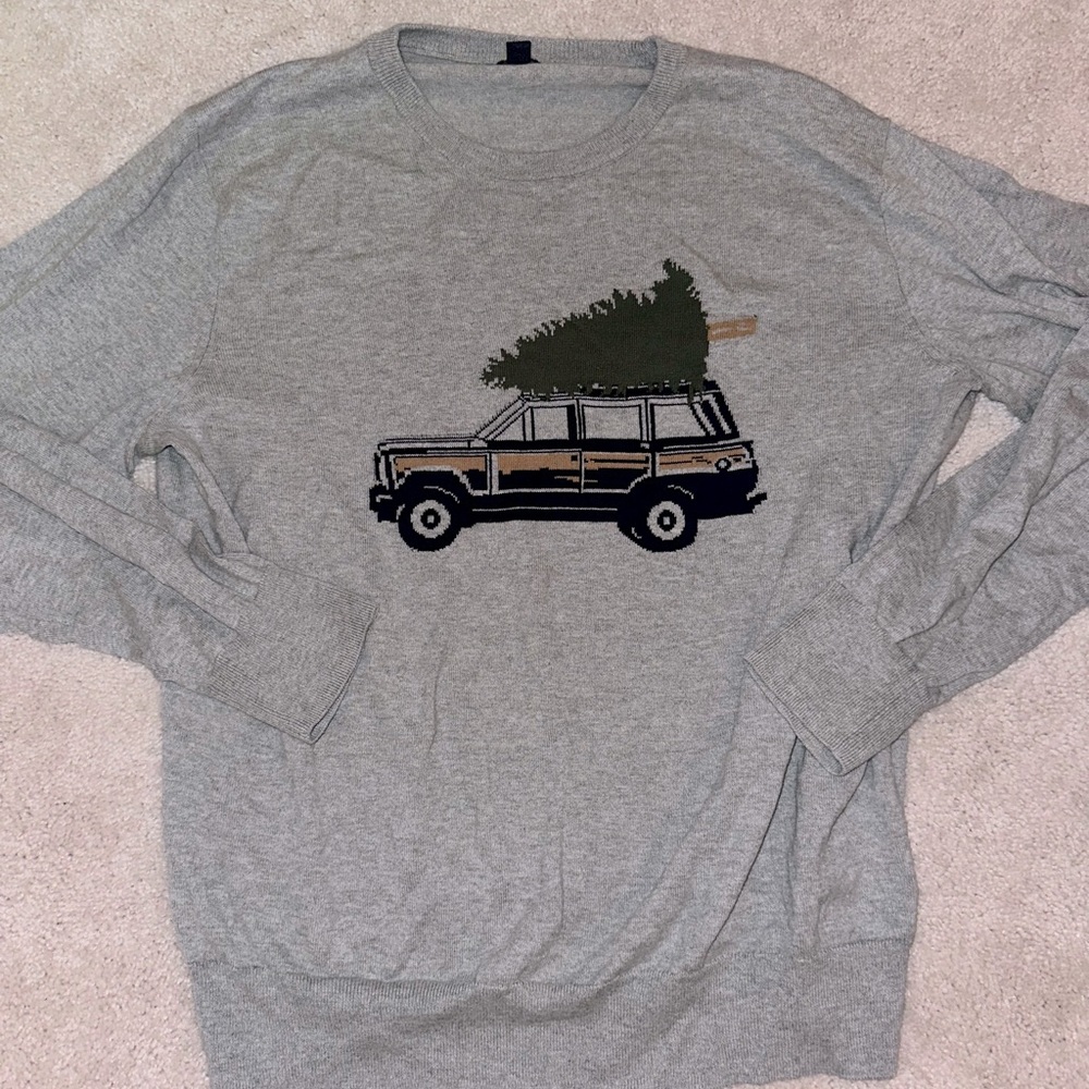 J.Crew Christmas tree sweater